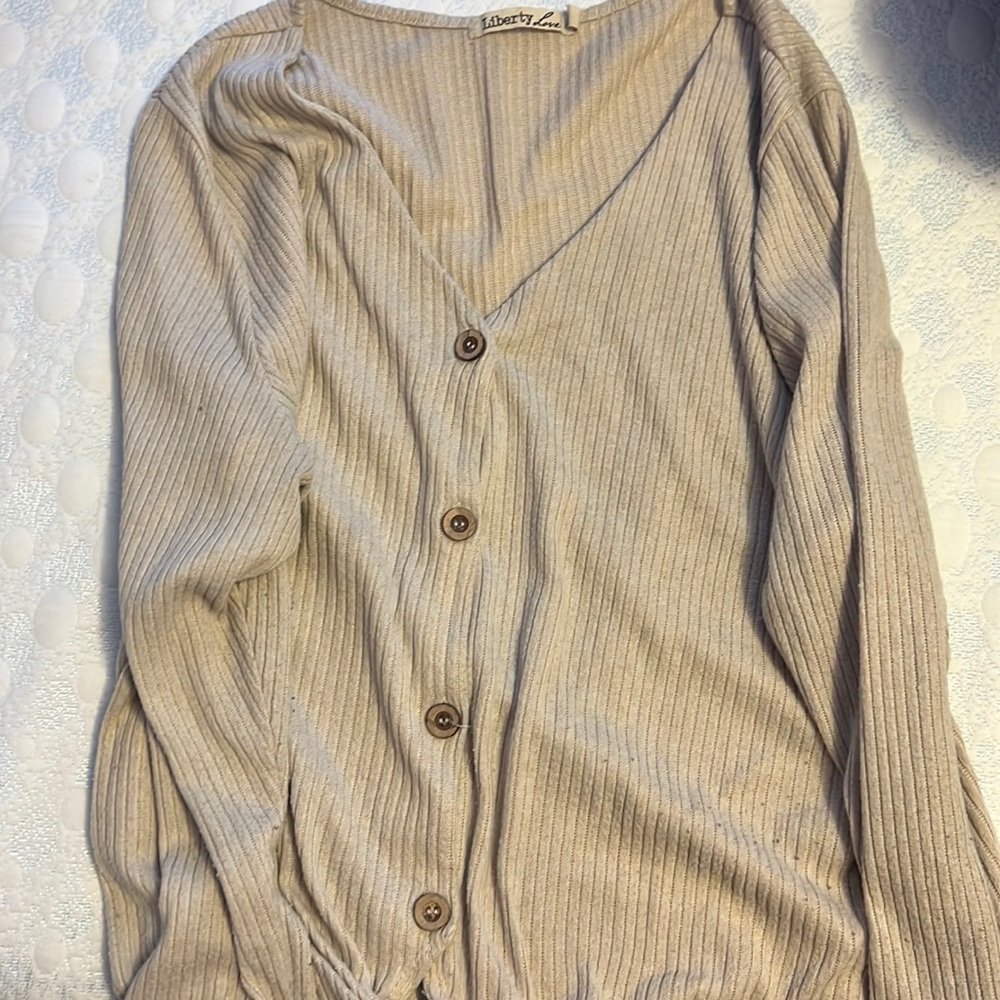 Plus sized Cropped Sweater